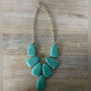NWOT Harlow Gold Necklace in Amazonite✨